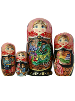 Набор матрешек "Илья Муромец", серия "Сказки", арт. 724