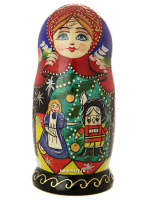 Набор русских матрешек "Сказки Щелкунчик", серия "Сказки", арт. 599