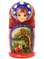 Набор русских матрешек "Гуси-лебеди", серия "Сказки люкс", арт. 582