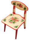 Детская мебель Хохлома - столик со стульчиком из дерева с художественной росписью, арт. 8202-7905