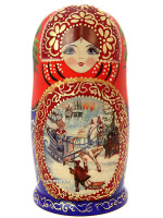 Набор русских матрешек "Снежная королева", серия "Сказки люкс", арт. 584
