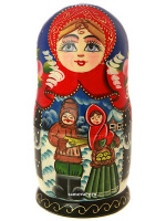 Набор матрешек "Зимние гуляния" серия "Сказки", арт. 502