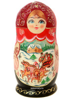Набор матрешек "Тройка", серия "Сказки". арт. 533