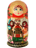Набор матрешек "Ярмарка", серия "Сказки", арт. 531