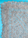 Пуховый серый платок, арт. П2-125-03