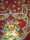 Шерстяной Павлопосадский платок "Марья-искусница", 89х89 см, арт. 1606-5
