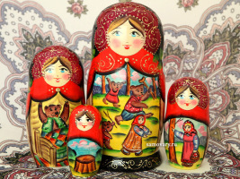 Набор матрешек "Маша и медведи", серия "Сказки", арт. 7538