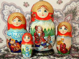 Набор матрешек "Емеля", серия "Сказки", арт. 7563