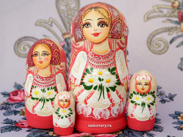 Набор матрешек "Ромашки", арт. 5252