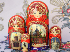 Набор матрешек "Санкт-Петербург", арт. 501