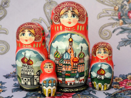 Набор матрешек "Москва", арт. 590