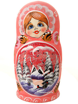 Матрешка 7 куколок "Зима", арт. 79