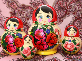 Набор Семеновская матрёшка "Хохлома семеновская", арт. 10