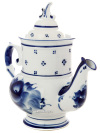 Чайник заварочный керамический "Гжель" "Голубка"
