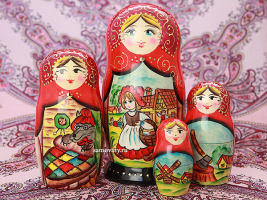 Набор матрешек "Красная шапочка", серия "Сказки", арт. 559