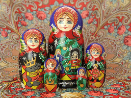 Набор русских матрешек "Сказки Щелкунчик", серия "Сказки", арт. 599