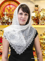 Оренбургский пуховый шарф, арт. A 12040-01