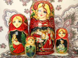Набор матрешек "Сказки", серия "Люкс", арт. 173