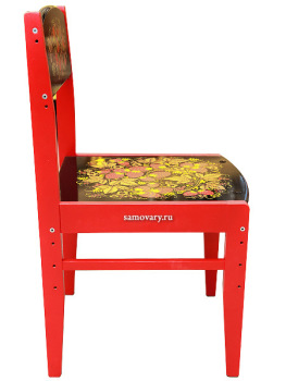 Детская мебель Хохлома - стул детский "Кроха" растущий с художественной росписью Хохлома, арт. 79590000000