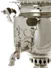 Угольный самовар 2 литра никелированный цилиндр с гранями Торговый дом Б.Г. Тейле с сыновьями арт. 465578
