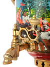 Угольный самовар  с художественной росписью "Тройка летняя" 5 литров "цилиндр", арт. 261216
