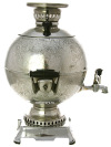 Электрический самовар 5 литров никелированный "шар", арт. 110269