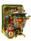 Набор самовар электрический 3 литра с художественной росписью "Солнышко", арт. 155646
