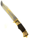 Сувенирный нож "Тайга" ножны из кожи, Златоуст