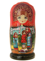 Набор матрешек "Гуси-лебеди", серия "Сказки", арт. 564