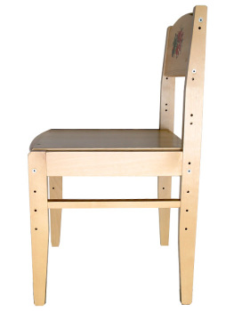 Детская мебель Хохлома - стул детский "Кроха" растущий с рисунком на спинке, арт. 79210000000