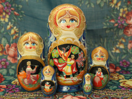 Набор матрешек "Жар-Птица", серия "Сказки люкс", арт. 587