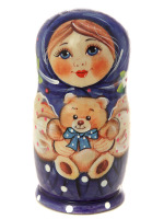 Набор матрешек "Машенька с мишкой", арт. 5991