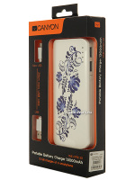 Портативный аккумулятор "Canyon CNE-CPB130GZ", Power Bank
