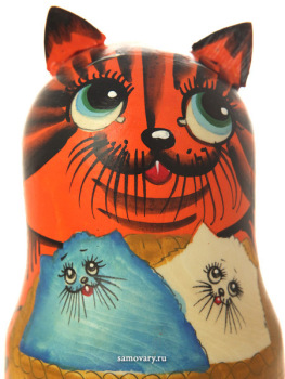 Набор матрешек "Кот рыжий", серия "Животные", арт. 603