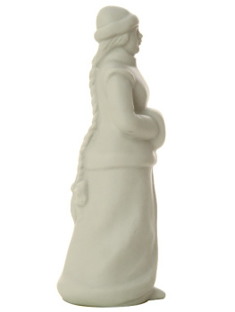 Фарфоровая статуэтка ЛФЗ скульптура "Снегурка" рисунок "Белый", Императорский фарфоровый завод