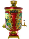 Электрический самовар 45 литров "Буфетный" с художественной  росписью "Купчиха за чаем", арт. 145045