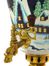 Электрический самовар 7 литров с художественной росписью "Рождественская ночь", форма "конус", арт. 178954