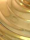 Угольный самовар 5 литров желтый конус с цыганскими ручками фабрика Аленчиков и Зимин арт. 471726