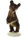 Скульптура "Медвежонок стоящий", Императорский фарфоровый завод