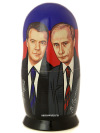 Набор матрешек "Медведев и Путин", арт. 500