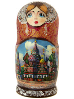 Набор матрешек "Москва златоглавая", арт. 71э