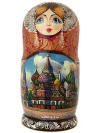 Набор матрешек "Москва златоглавая", арт. 71э