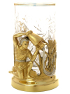 Чайный набор "Водолей" позолоченный Златоуст