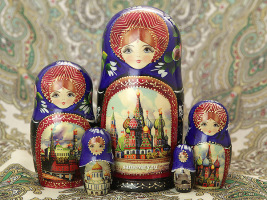 Набор матрешек "Москва", арт. 501с