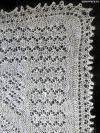Оренбургский пуховый платок ручной работы плотной вязки, арт. ШП0046, 140х56