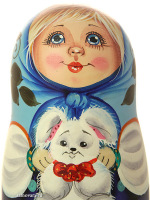 Набор матрешек "Машенька с зайчиком", арт. 5996