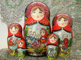 Набор матрешек "Курочка Ряба", серия "Сказки", арт. 570