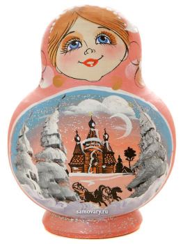 Матрешка 10 куколок "Зима", арт. 1045
