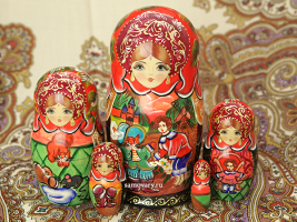 Набор матрешек "Кот в сапогах", серия "Сказки", арт. 5191