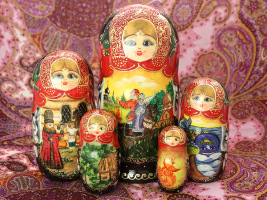 Набор матрешек "Иван-царевич", серия "Люкс", арт. 122